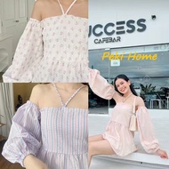 Fashionable Off-Shoulder Top Solid Color Off Shoulder