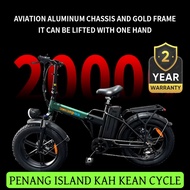 PENANG KK CYCYLE SHOP - F08 E-Bike Foldable Electric Bicycle Powerful battery 48V16AH 电动自行车