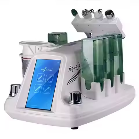 4 in 1 Hydra Dermabrasion Facial Aqua Oxygen Cooling Dermabrasion Machine Ultrasonic Small Bubble Pe