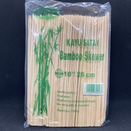 TAPAU - 25cm 10" Bamboo Skewer [ 700gm ] Lidi Sate / Satay Stick 10" / Satay Stick 12" 30cm