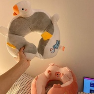 High-looking Plush U-shaped Pillow, Car And Plane Pillow, Neck Pillow, Office Sleeping Neck Pillow