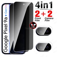 4in1 Privacy Protective Glass For Google Pixel 9a Unlock Tempered Glass Pixel9a Pixel9a 9 A 5G Lens 