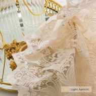 MR.CURTAIN Utopia French Sheer Langsir Lace Bersulam Bunga Siap Jahit Cangkuk & Ring / Ready Made Da