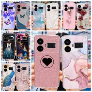 For Realme GT5 240W Case For Realme GT Neo 5 RMX3706 Cover Luxury Marble Heart Soft Casing For Realme GT3 GT5 Neo5 5G Case