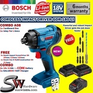 Bosch GDR180-LI Cordless Impact Driver Professional F.O.C Bosch Impact Screwdriver bit &amp; Drill Bit GDR 180-LI