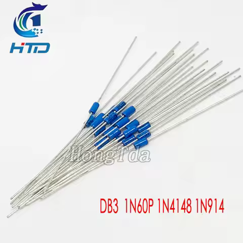 50PCS DB3 1N60P 1N914 1N4148 DO-35 Diac Trigger Diodes DB-3 1N60 IN914 IN4148 Switching Diodes
