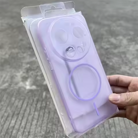 For Xioami 17 Ultra Case Silicone Soft Transparent Magnetic TPU Shockproof Protective Back Cover For