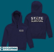 Hoodie Zipper Anak State Of Survival Hoodie Anak State Of Survival
