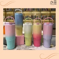Gradient Tumbler 900ml Macaron Tumbler with/ handle Viral Tumbler Modern Tumbler