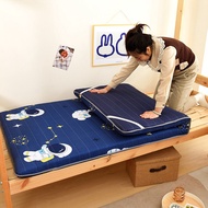 6CM Washed Cotton Mattress Breathable Padded Foldable Tatami Bedroom Furniture Mat Mattress Bed Cushion 0.9/1.0/1.2m