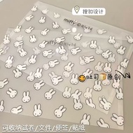 Miffy Rabbit A4 Document Bag - Cute Cartoon Large Capacity Waterproof Student Storage File Folder Sn