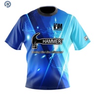 JK3 Hammer DS Bowling Shirt - Design 1542-HM 3D Polo Shirt