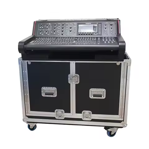 Fireproof Flip Road Hydraulic Flight Case For Midas M32 Mixer