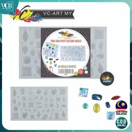 Time Gem / Circle Epoxy Silicone Mould (64/9 Mould Shapes) - Necklaces