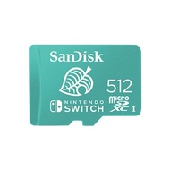 SANDISK   microSDXC 512G 100MB/s Nintendo Switch授權專用記憶卡(SDSQXAO-512G-GN3ZN)