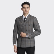Áo khoác Blazer Nam Aristino thiết kế cơ bản màu sắc trang nhã cùng hoạ tiết kẻ thanh lịch - ABZ0020