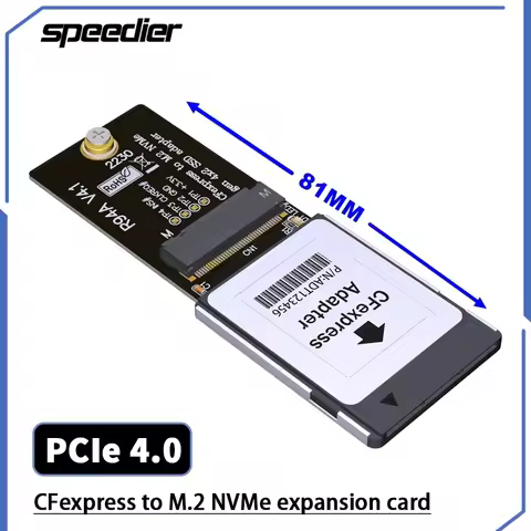 High quality PCIE 4.0 CF express Type B to M.2 NVMe 2230 key M for XBOX WD CH SN530 SSD Full speed G