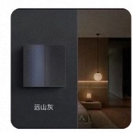 全新 Aqara 綠米 H1 Elite 智能牆壁開關 零火 雙鍵 遠山灰 國內版