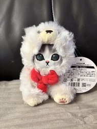 限定全新mofusand 貓咪熊熊造型毛絨公仔