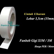 MESIN Fanbelt s3m width 35mm timingbelt S3M width 35mm timingbelt cnc timingbelt industrial machine