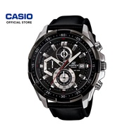 CASIO EDIFICE EFR-539L Standard Chronograph Men's Analog Watch Genuine Leather Band