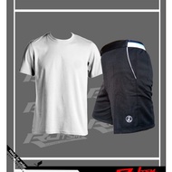 MEN'S SHORT PANTS SET PLAIN T-SHIRT SET / SPORTS SET TNI ACADEMY TEST