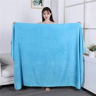 120X200 CM super large smooth and soft double-sided quick-drying microfiber bath towel thickened non