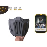 Plain Black Cosplay Sub-Zero Mask