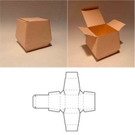 數位 Food packaging box template, food delivery box, paper food box, kraft food box