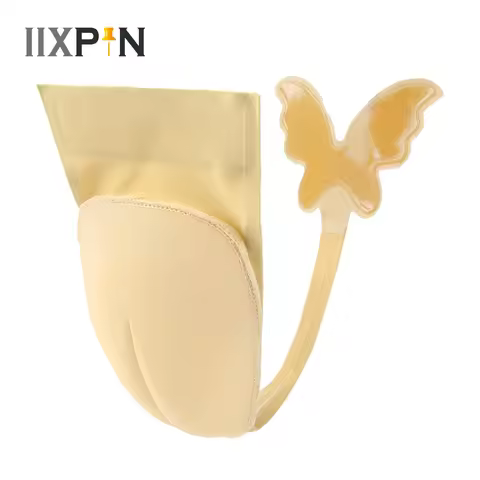 Mens Cross-Dresser Invisible Underwear Strapless Self-Adhesive C-string Butterfly C-Shaped Thong Pan