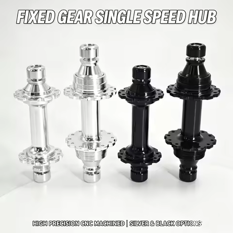 Fixed Gear Bike Hub Fixie Bike Hub Aluminum Hub Freewheel Single Speed Front 20H Rear 24H Fixed Bicy