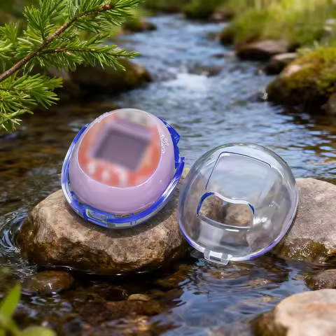 For Tamagotchi Nano Transparent PC Protective Case Flip-Top Dustproof Case for Electronic Pet Device