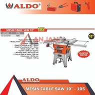 Mesin Gergaji Potong Kayu Dinamo 10Inch Table Saw 10 Inch Aldo 105