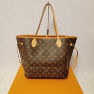 LOUIS VUITTON  LV 95新 原花 Neverfull MM 肩背包 M41177  托特包  購物包 子母包  新款