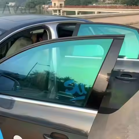 50cmX 2/3m Green Chameleon VLT 70% Car Side Windshield Windshield Thermal Insulation Car Truck Side 