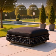 "ชุดโซฟากลางแจ้งแบบปรับเปลี่ยนได้ Nordic โครงอะลูมิเนียมและการถักเชือก DIME GARDEN เฟอร์นิเจอร์เลานจ