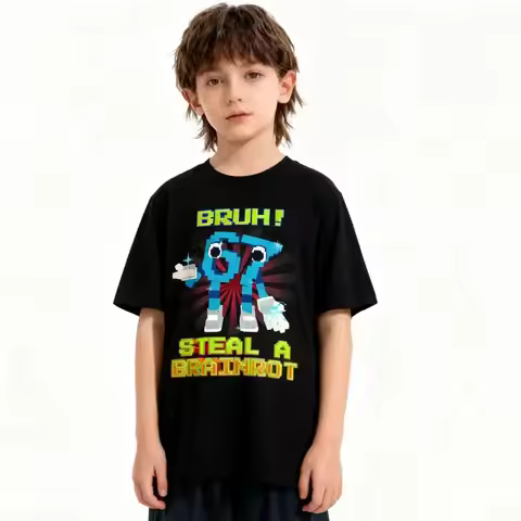 67 Six Seven Funny Italian Brainrot Boys girl Fashion Gaming Gamer Gen Alpha Slang Saying Tee Top Me