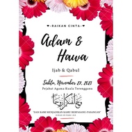VIDEO JEMPUTAN PERKAHWINAN TUNANG AESTHETIC / KAD KAHWIN DIGITAL FREE PDF SIAP EDIT