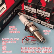 BP7ES RACING IRIDIUM POWER NINJA SPARK PLUG SATRIA 2-STROKE/ RXZ/ RGR VESPA/ KIJANG LONG THREAD IMB