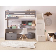 Europe Designs Children Furniture Sets 20BWB003 Children's Bunk Loft Bed With Desk