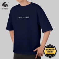 PIXTEE Oversized T-shirt Impossible Front Unisex 210gsm Premium cotton