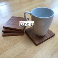 Square Coaster [9x9cm] Wooden Coaster Slice square Unique photo mat