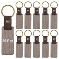 Wood Keychain Blanks Personalized Keychain Tags Small Key Chain Bulk for Laser Engraving