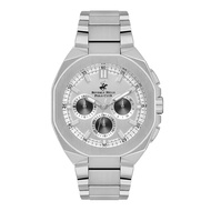 Beverly Hills Polo Club รุ่นBP3537X.330 Mens Stainless Steel Quartz Watch สีเงิน 46mm.