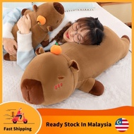 Cevo 100cm Capybara long plush sleeping pillow cute plushie capybara plush toy kid birthday gift