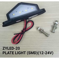 Universal LED number plate 12V - 24V