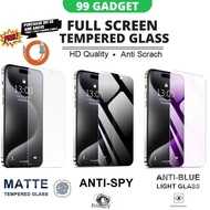 Samsung A54 A34 A24 A14 4G 5G HD Tempered Glass Screen Protector privacy blue ray clear green matte