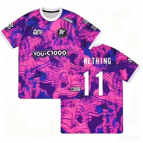 2026 Paper Rex PRX Valorant Jersey Esports Team Uniform Dino Marine Gaming Shirt Men Breathable Quic