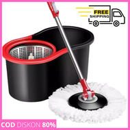 ( OMG ) 😲 Terbaik Alat Pel Putar Otomatis Stainless Steel Lantai Super Bersih - TB02-UNGU