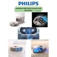 PHILIPS 2-in-1 Wet & Dry Vacuum & Mop Robot Vacuum 6000 Series - XU6500/82, High-speed Rotation Mops